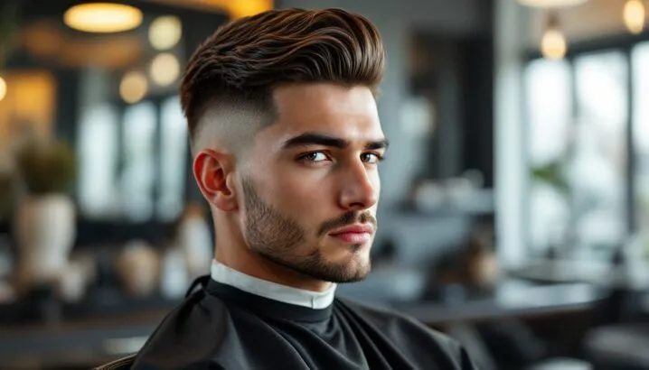 coupe de cheveux pour visage long homme