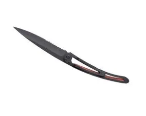 Deejo Wood 37G, Serrated bois corail black