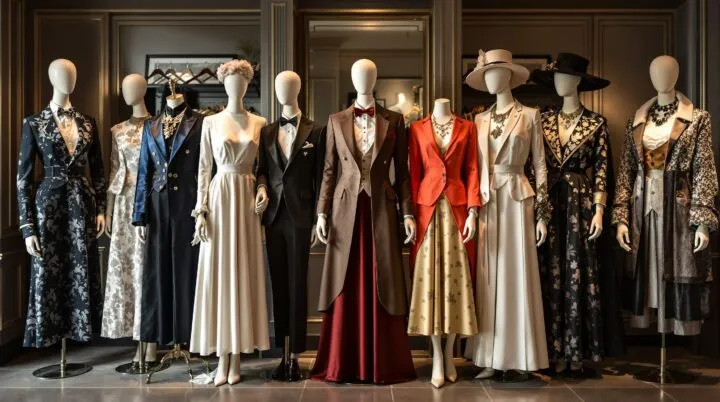 types de costume