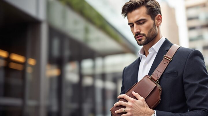 sac bandouliere en cuir