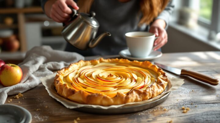 tarte filo aux pommes