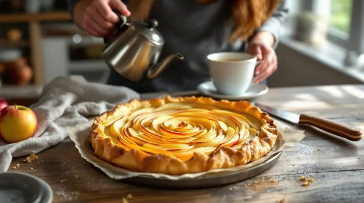 tarte filo aux pommes