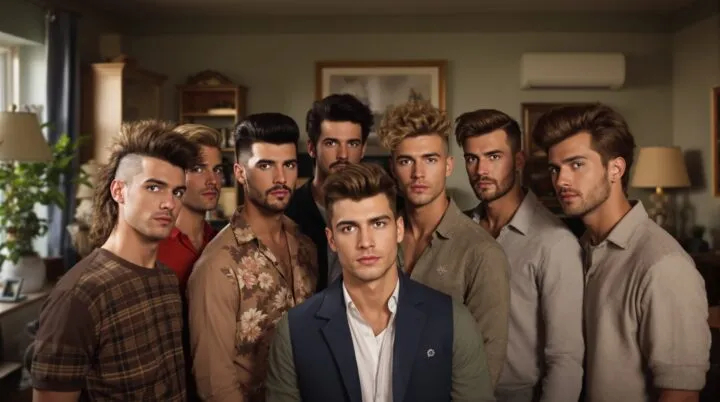 coupe de cheveux année 80 homme