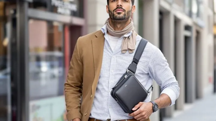 sac bandoulière homme