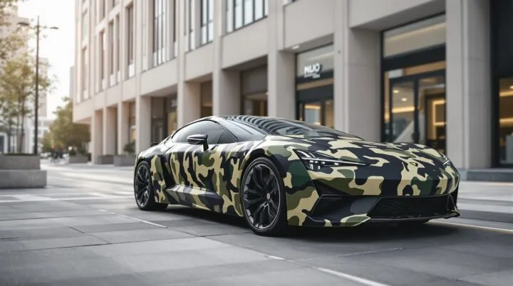 covering voiture camouflage
