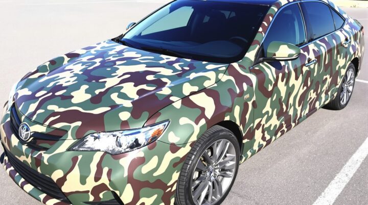 covering voiture camouflage
