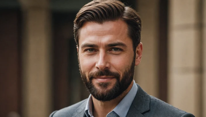 barbe pour visage rond