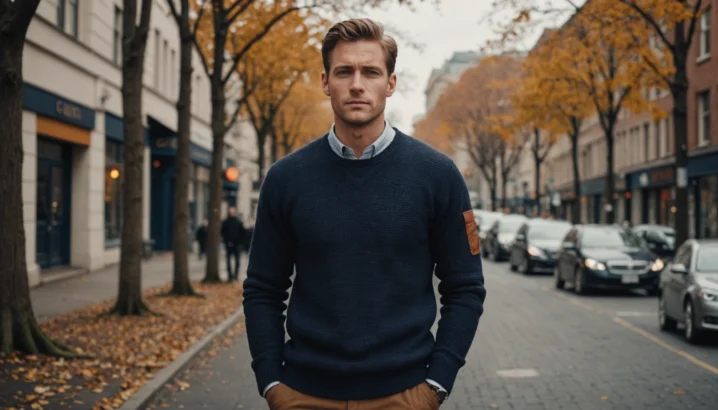 pull coudiere homme