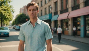 chemise manche courte homme tendance