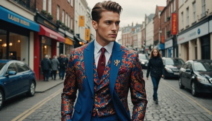 chemise a motif pour homme