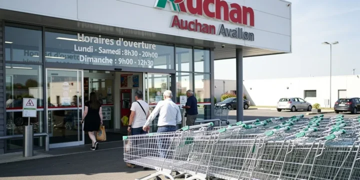 auchan avallon horaires