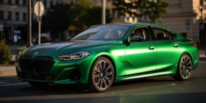 covering vert métallisé