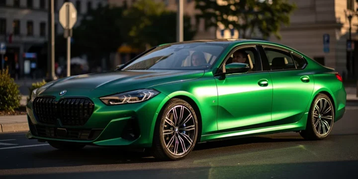 covering vert métallisé