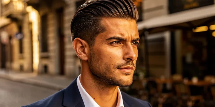 cheveux gominés italien