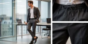 pantalon avec cordon de serrage homme