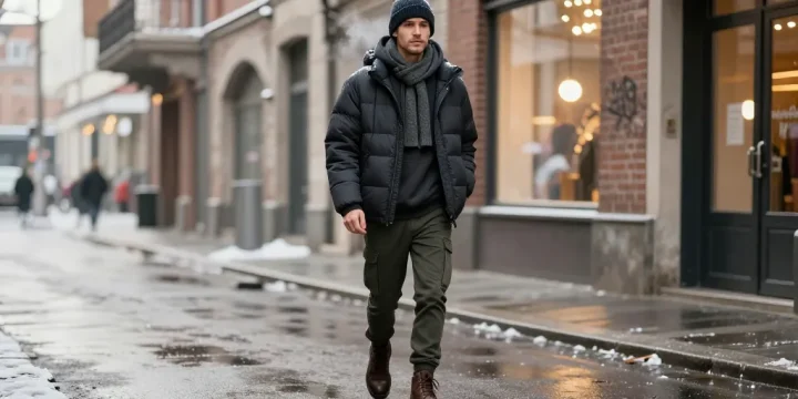 outfit hiver homme streetwear
