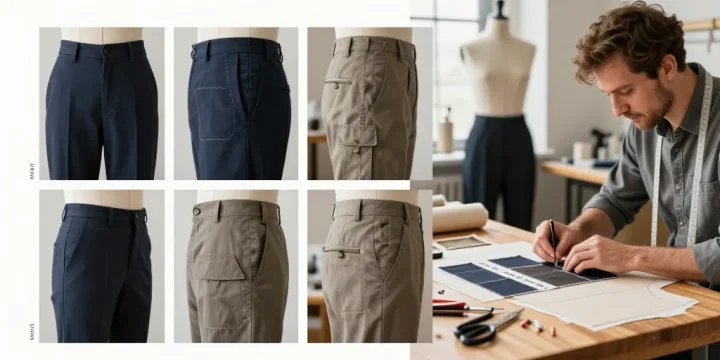 type de poches pantalon