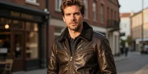 blouson cuir homme pilote