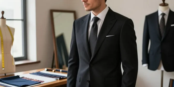 costume noir pour homme