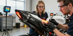 covering carbone moto