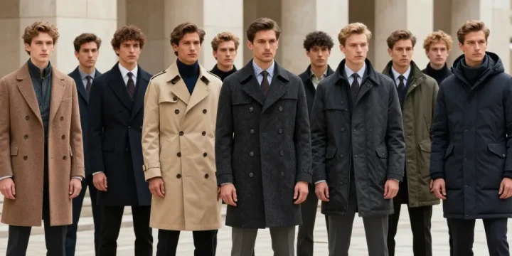 different type de manteau