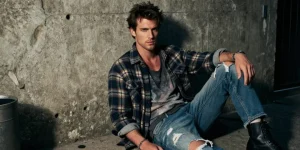 grunge style homme