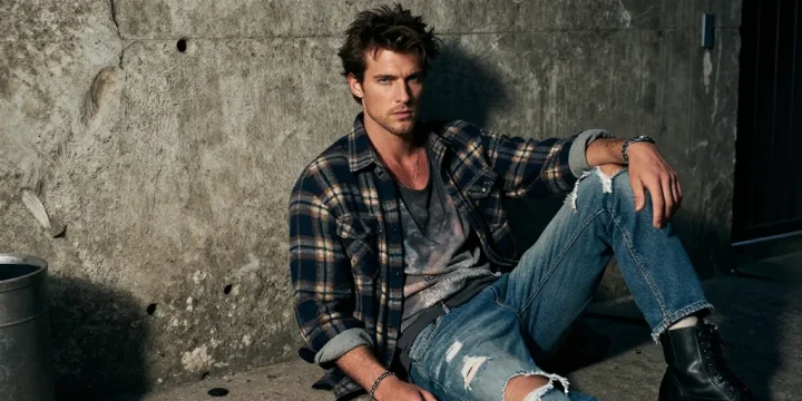 grunge style homme