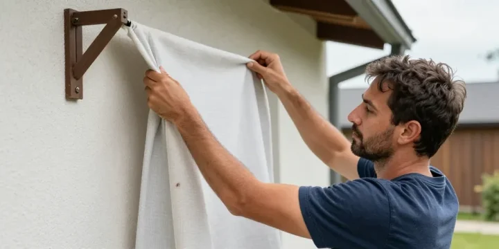 changer la toile de store banne