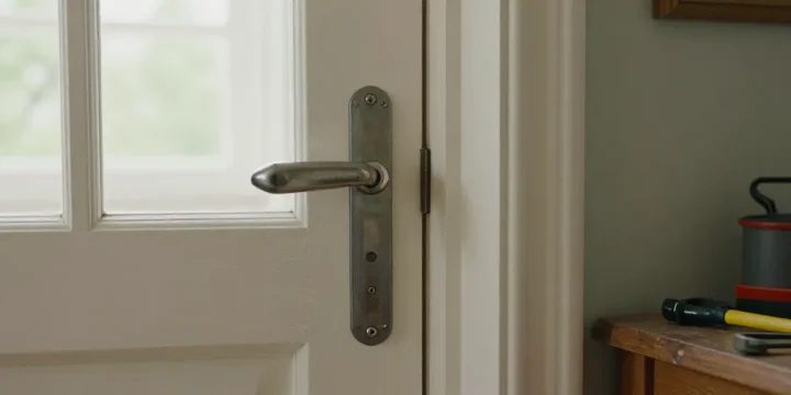 changer une poignée de porte avec serrure