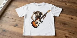 tee shirt guitare homme